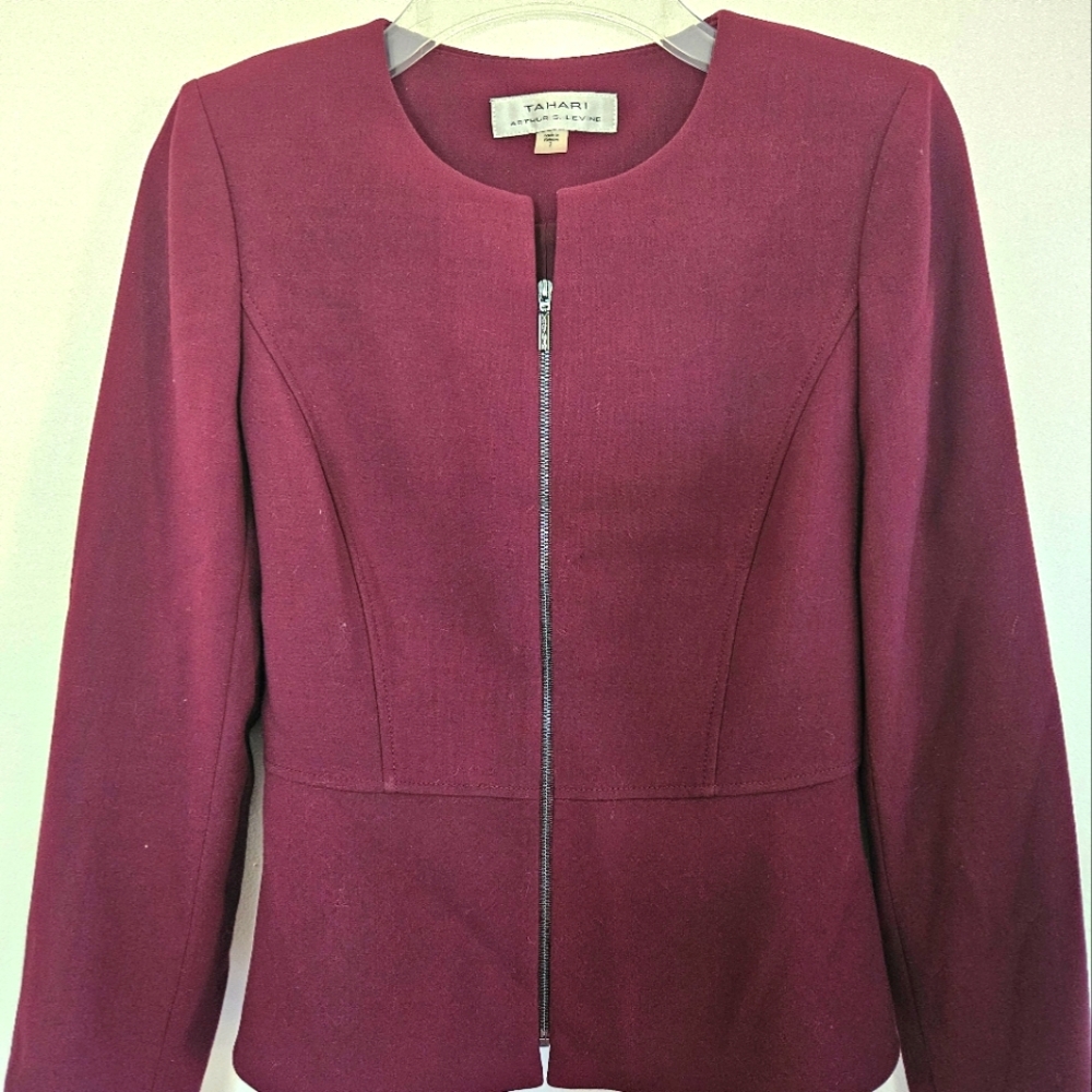 Burgundy Blazer